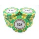 25 Jetons de poker MC EAST GOLD 25