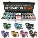 Mallette 500 jetons ULTIMATE HIGH 14G