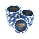 25 jetons VEGAS LASER 14G BLEU 10