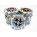 25 jetons de poker ULTIMATE GRIS 1