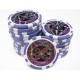 25 jetons de poker ultimate violet 500