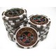 25 jetons de poker ultimate marron 10000