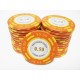 25 jetons de poker mc east dollar 50cts